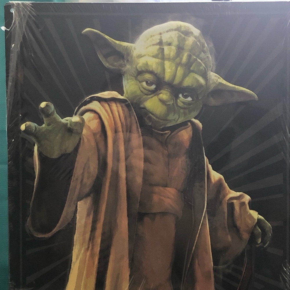 Star Wars Yoda Metal Sign Wall Hanging Picture